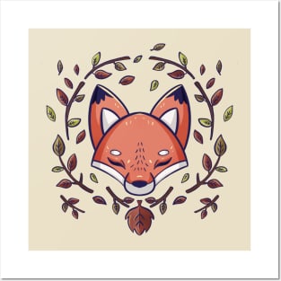 Mandala Fox Posters and Art